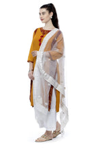 Mominos Fashion White Orgenza Nug Embroidery Dupatta | Grab2Buy