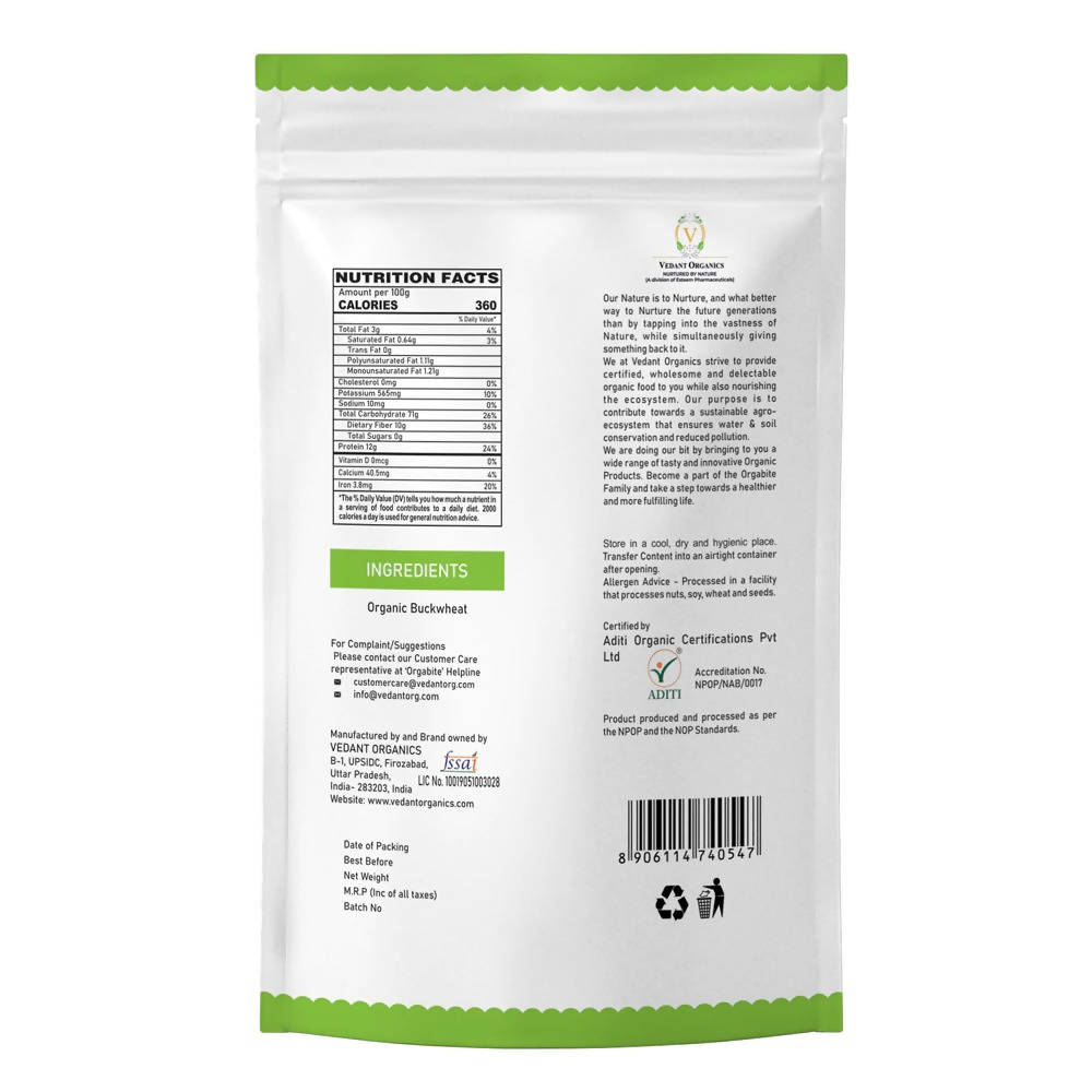 Orgabite Organic Buckwheat Flour | Grab2Buy