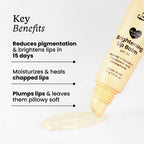 Foxtale Brightening SPF 30 Lip Balm - Clear Glaze (Vanilla), Brightens Lips, Reduces Pigmentation | Grab2Buy