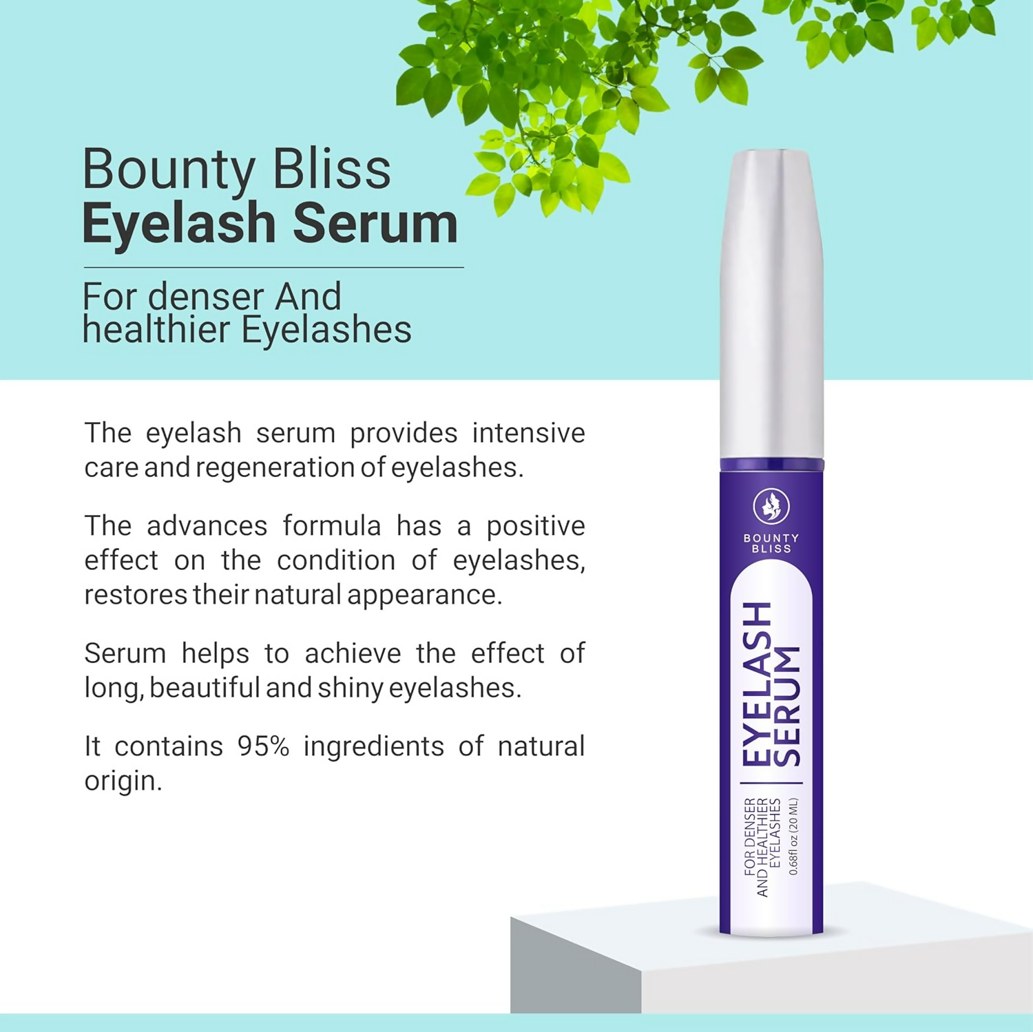 Bounty Bliss Eyelash Serum For Thicker & Fuller Brows & Lashes | Grab2Buy