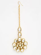 Kundan Maang Tikka - Ruby Raang | Grab2Buy