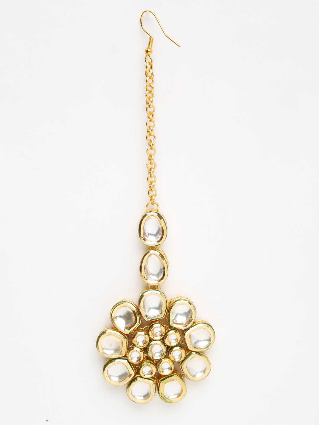 Kundan Maang Tikka - Ruby Raang | Grab2Buy