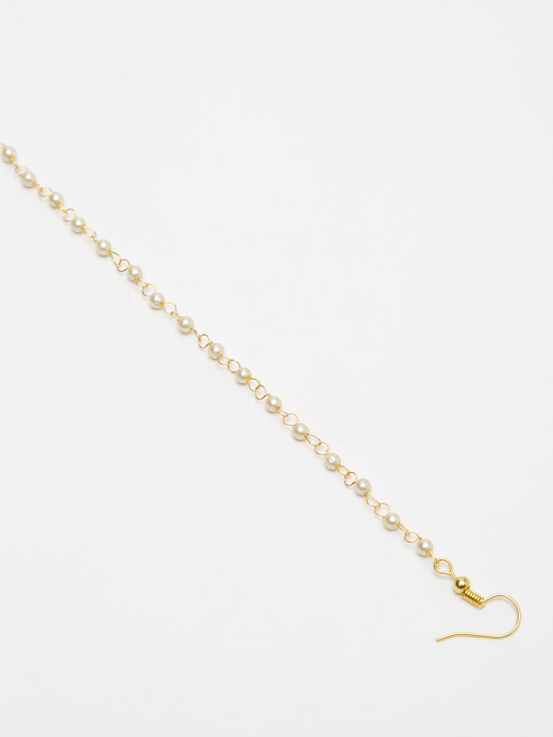 Gold-Polished Stone Nose Ring - Ruby Raang | Grab2Buy