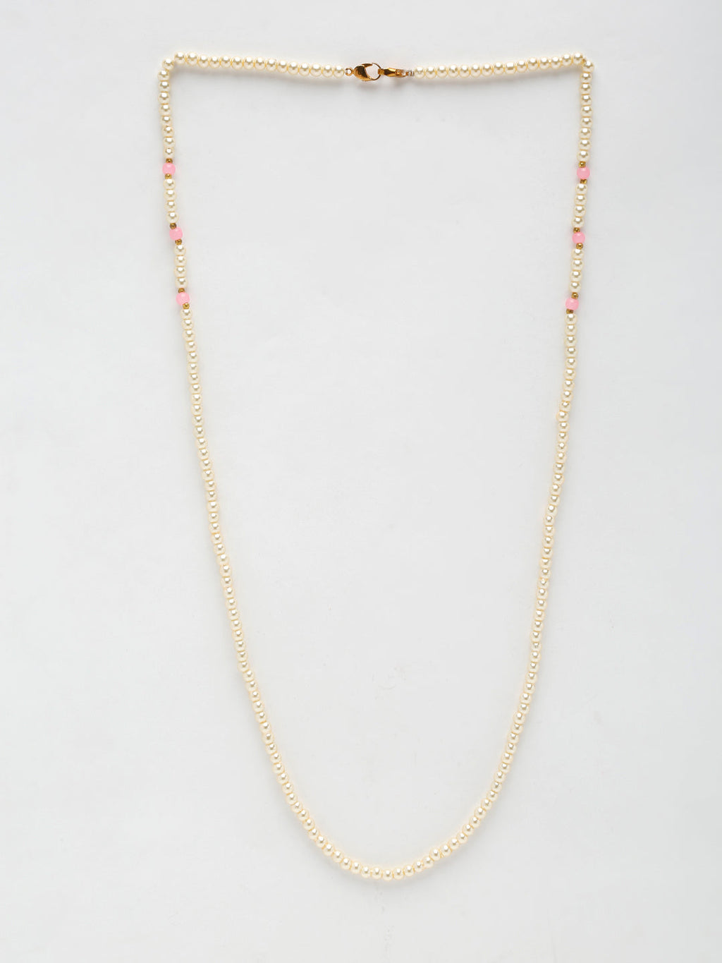 Stone And Gold-Polished Mask Chain - Ruby Raang | Grab2Buy