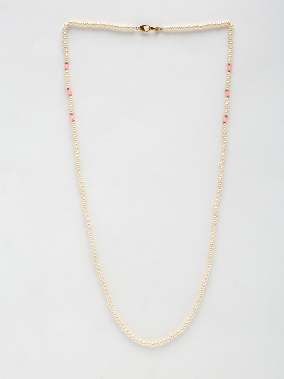 Stone And Gold-Polished Mask Chain - Ruby Raang | Grab2Buy