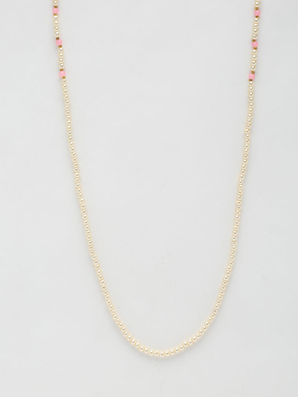 Stone And Gold-Polished Mask Chain - Ruby Raang | Grab2Buy