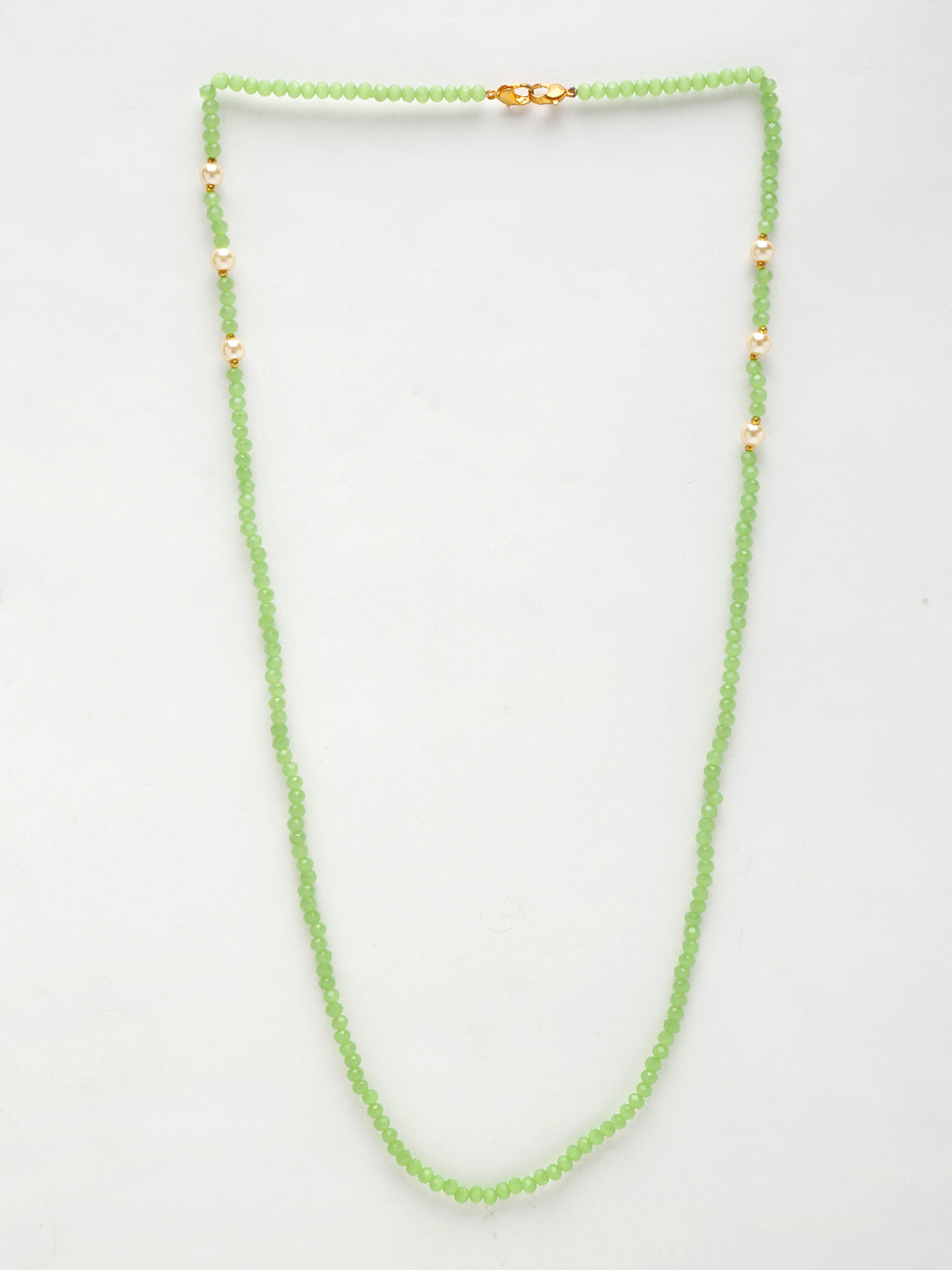 Stone And Gold-Polished Mask Chain - Ruby Raang | Grab2Buy
