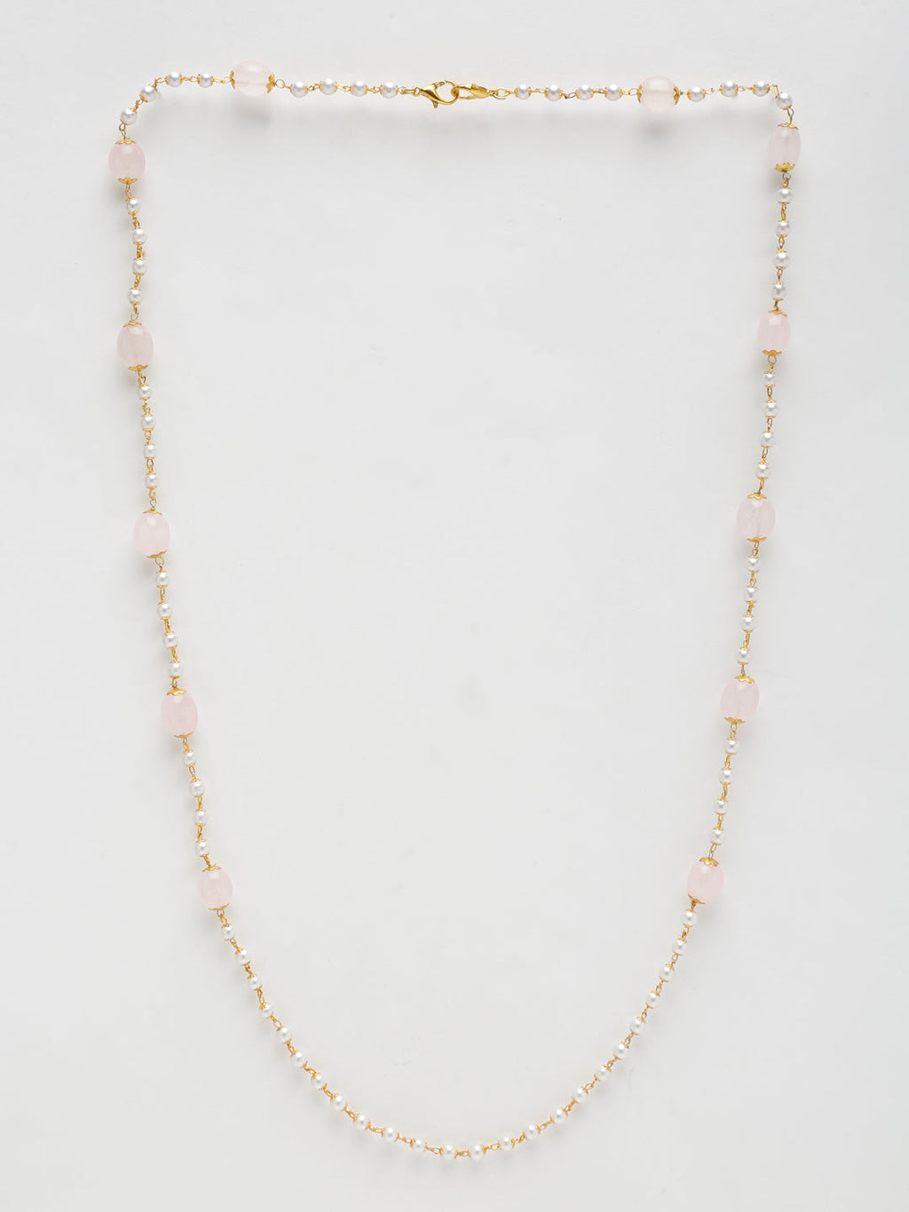 Stone And Gold-Polished Mask Chain - Ruby Raang | Grab2Buy
