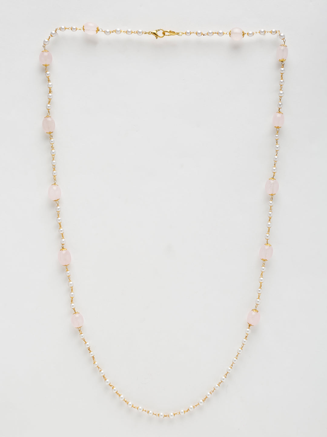 Stone And Gold-Polished Mask Chain - Ruby Raang | Grab2Buy