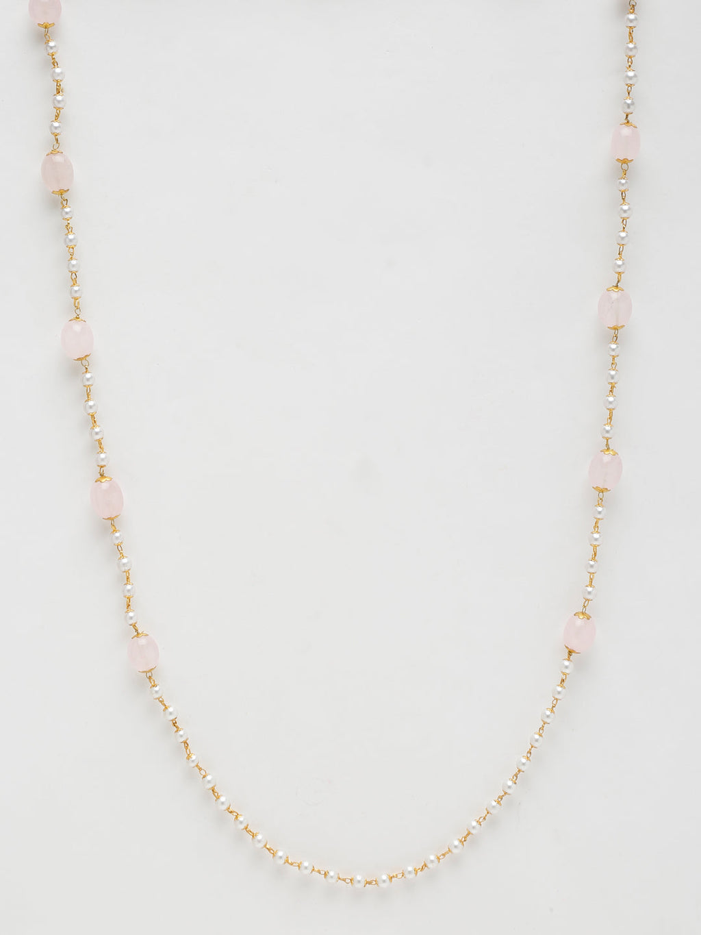 Stone And Gold-Polished Mask Chain - Ruby Raang | Grab2Buy