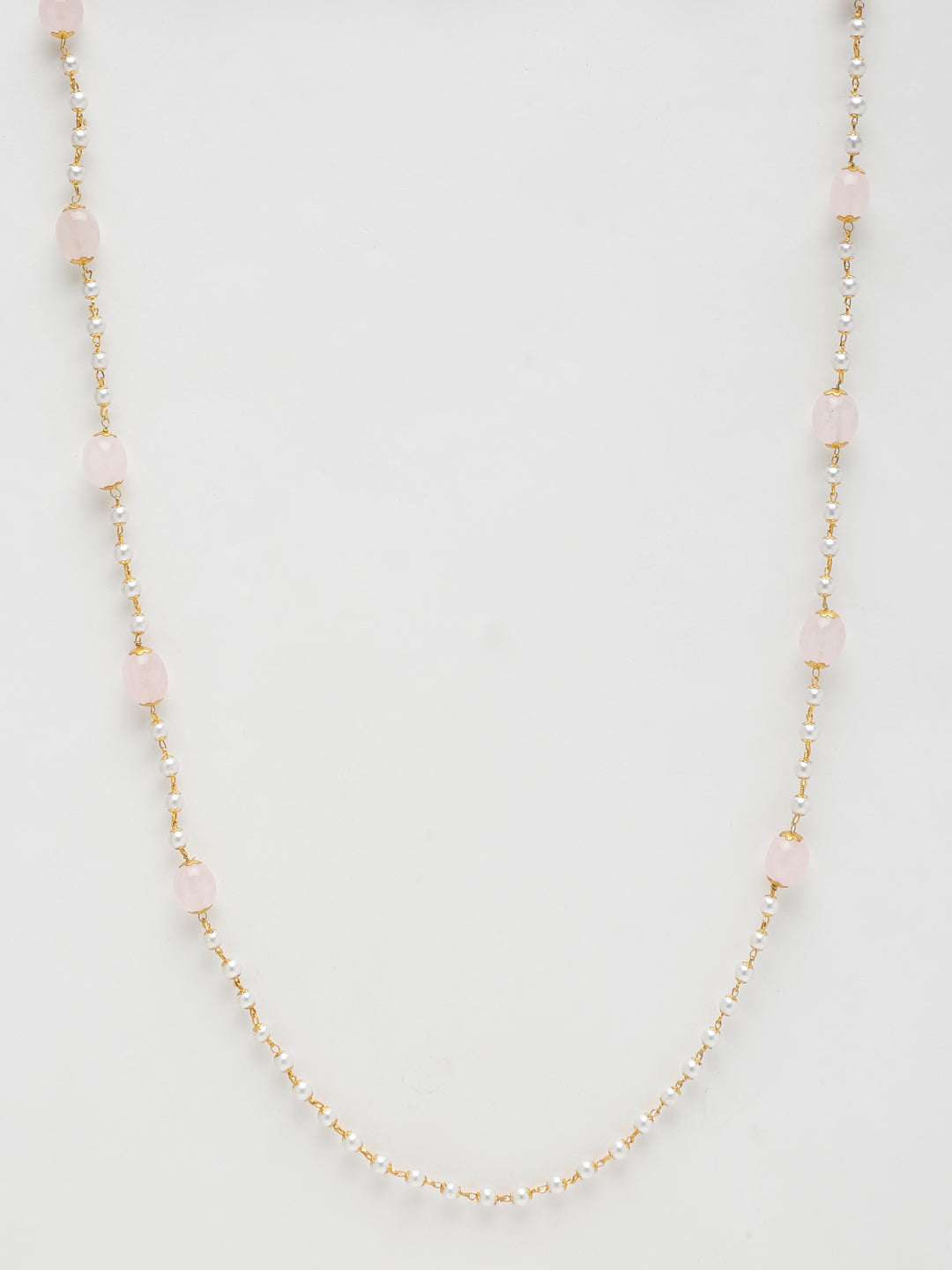 Stone And Gold-Polished Mask Chain - Ruby Raang | Grab2Buy