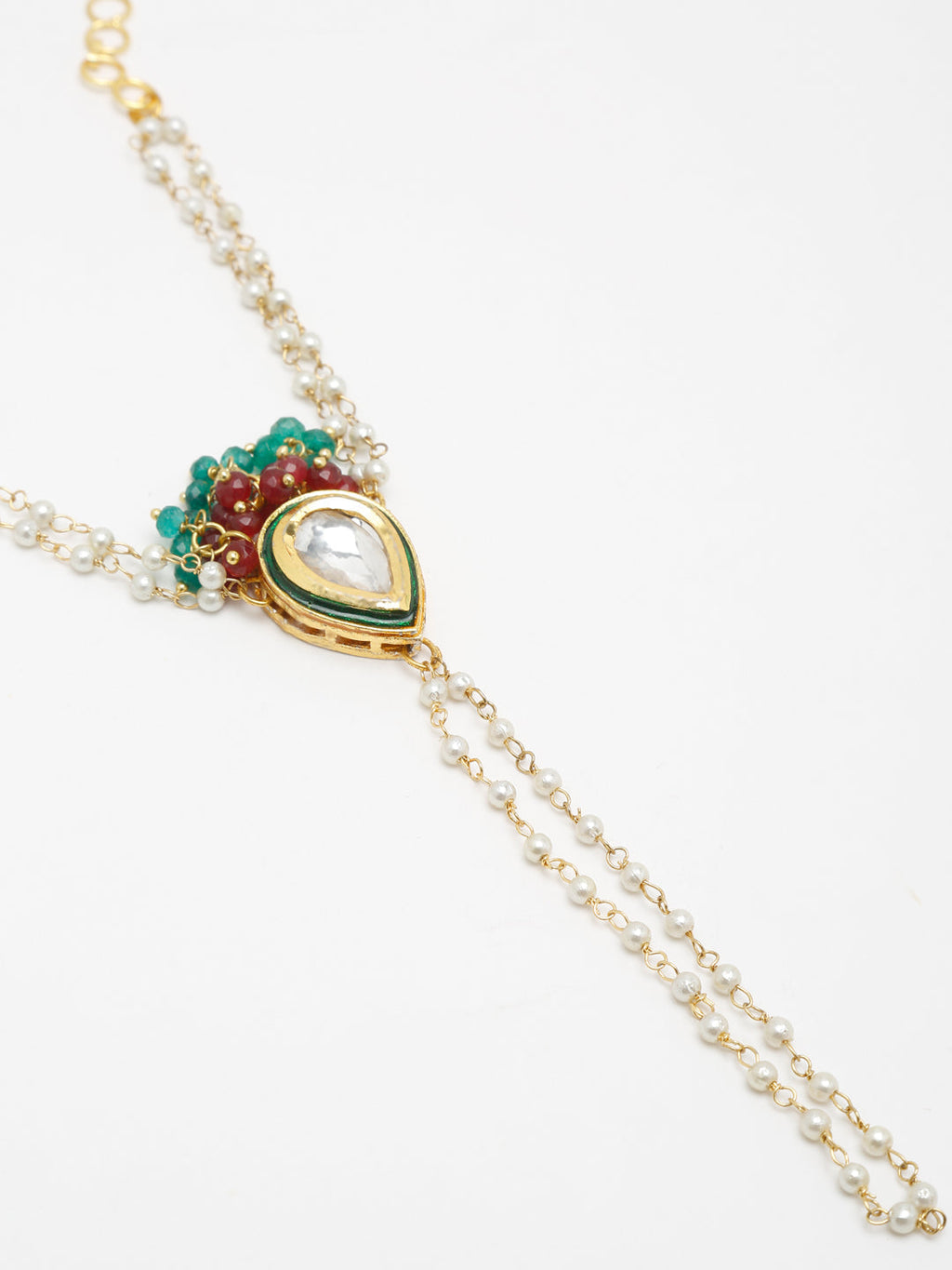 Kundan Bracelet - Ruby Raang | Grab2Buy