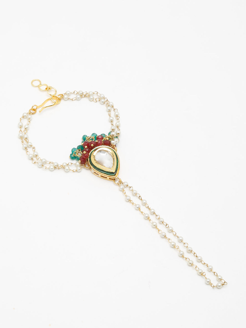 Kundan Bracelet - Ruby Raang | Grab2Buy