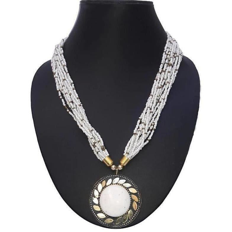 MS Fashion India Latest Design White Color Necklace For Women | Grab2Buy