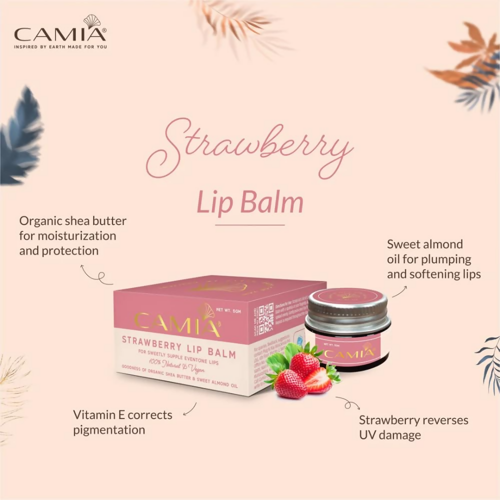 Camia Natural Strawberry Lip Balm | Grab2Buy