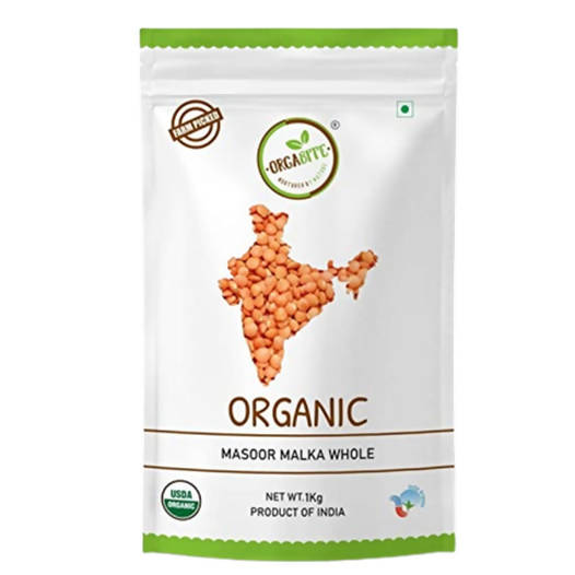 Orgabite Organic Masoor Malka Whole | Grab2Buy