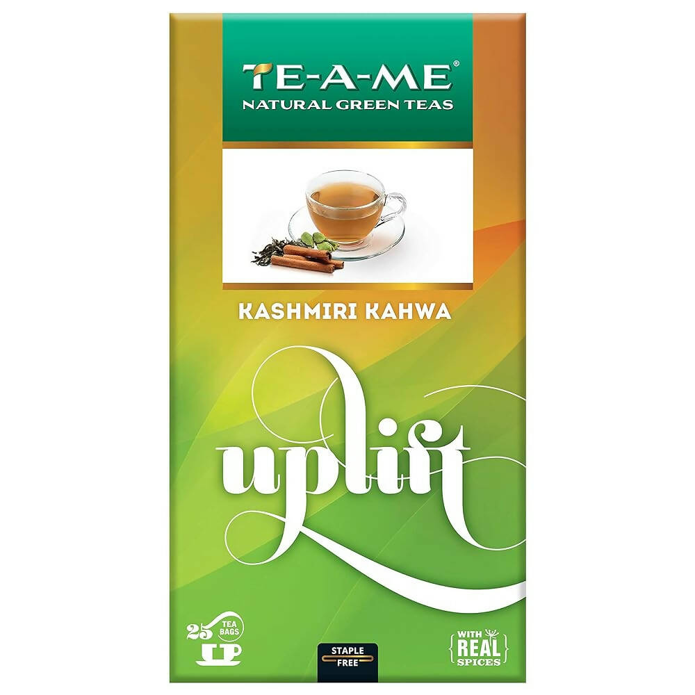 TE-A-ME Uplift Kashmiri Kahwa Natural Green Tea Bags | Grab2Buy