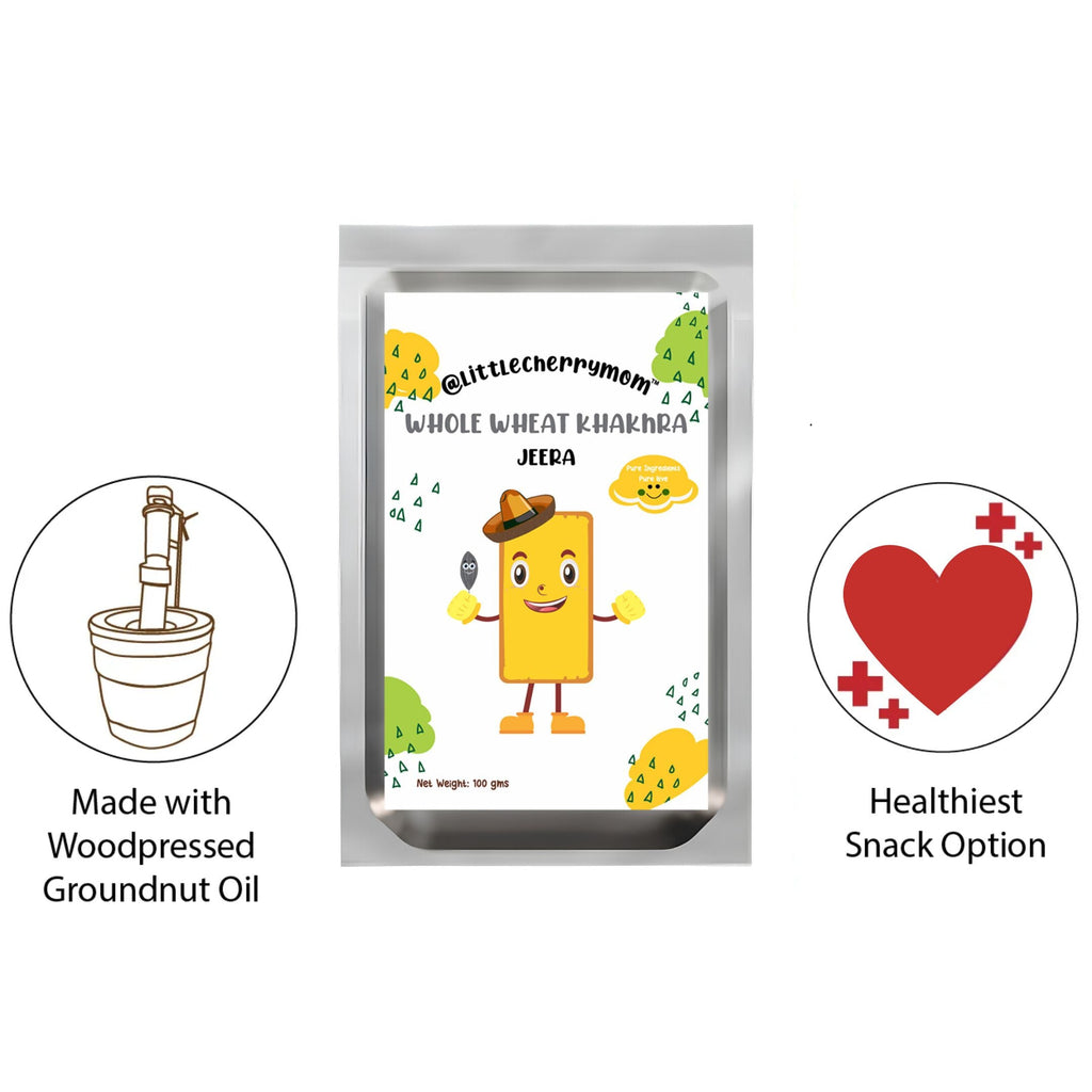 Littlecherrymom Whole Wheat Khakhra ?Jeera | Grab2Buy