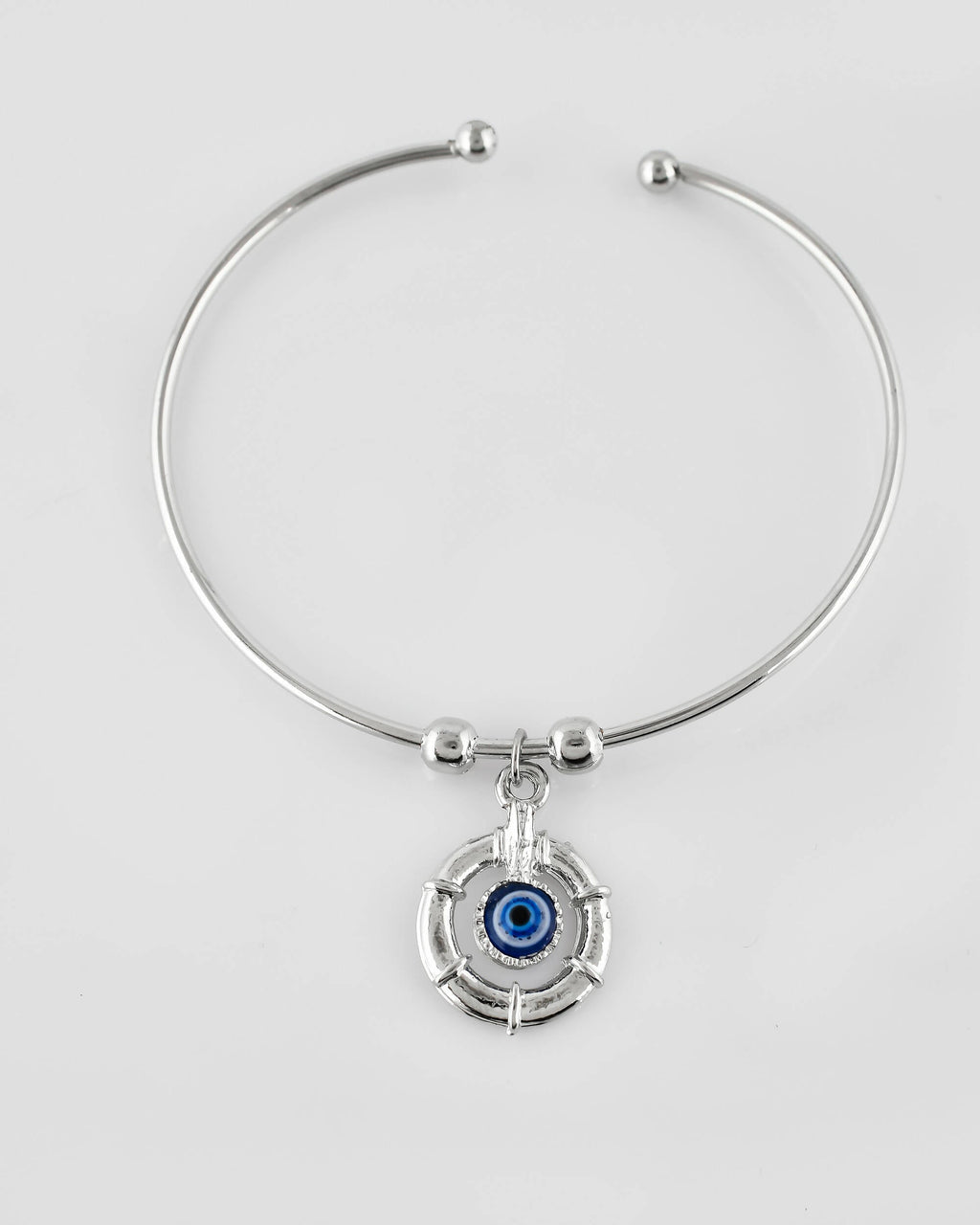 VOJ Stainless Steel Beads Silver Bracelet | Grab2Buy