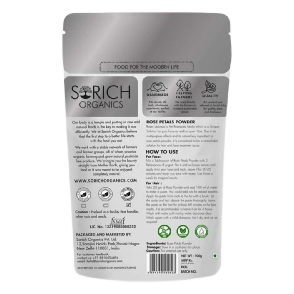 Sorich Organics Rose Petal Powder | Grab2Buy