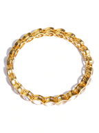Gold-Polished Alloy Kundan Studded 4 Bangle Set - The Pari
