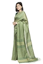 Mominos Fashion Olive Green Color Bhagalpuri Saree | Grab2Buy