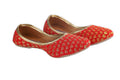 Tiny Bugs Girls Sequin Detailing Ethnic Juttis - Red | Grab2Buy