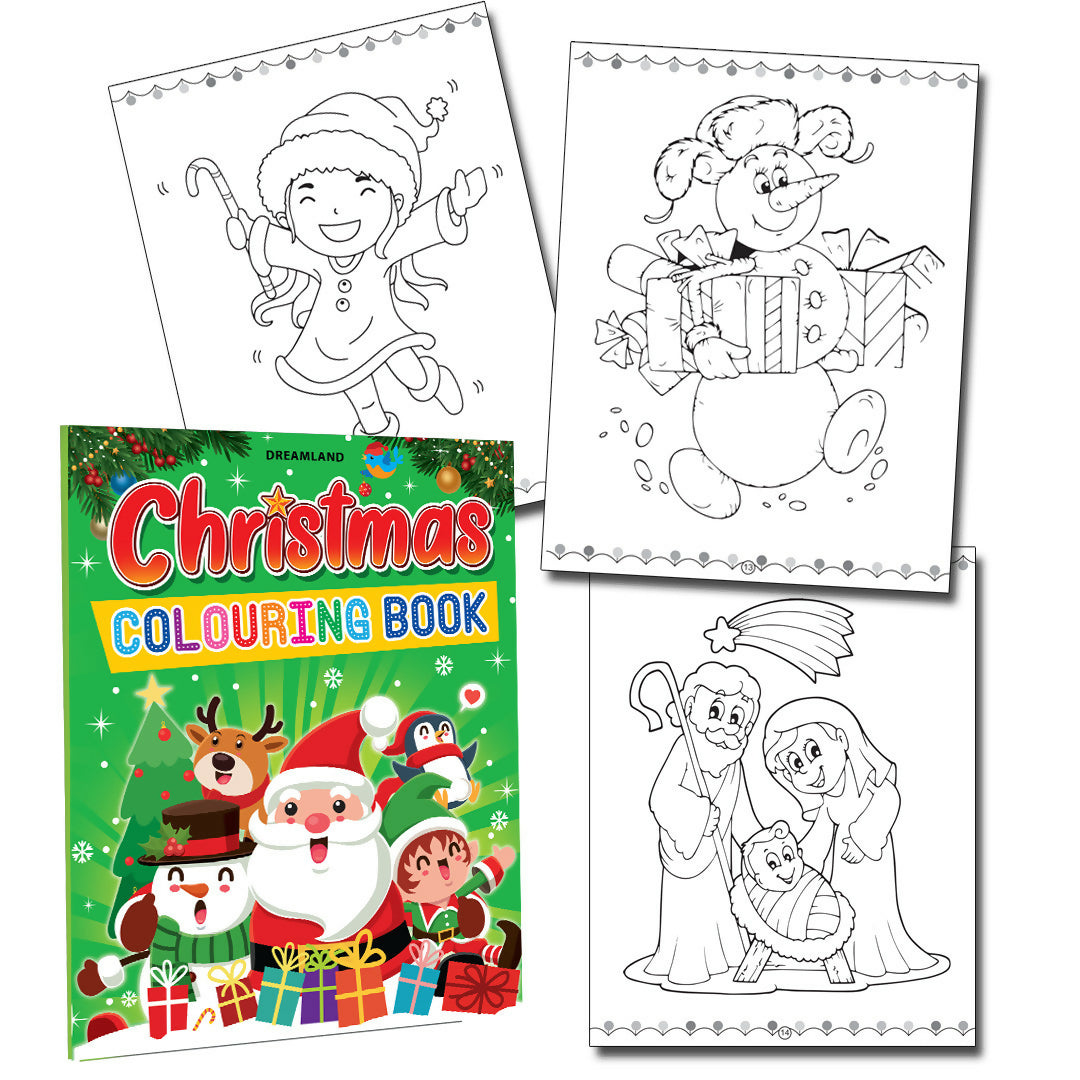 Dreamland Christmas Colouring Book for Kids Ages 4-8 Years | Grab2Buy