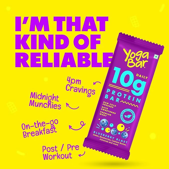 Yoga Bar Protein Bar - Blueberry Blast