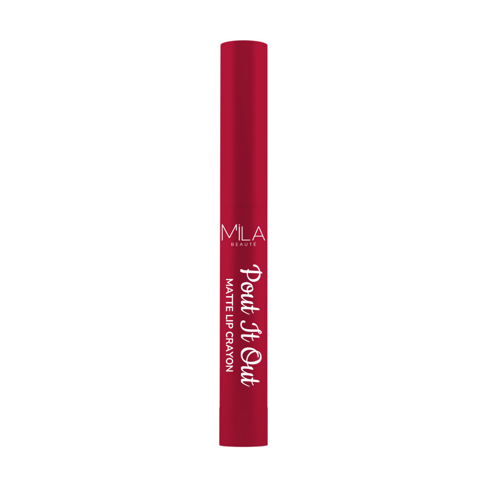 Mila Beaute Pout It Out Long Lasting & Matte Finish Lip Crayon Lipstick - Ariel | Grab2Buy