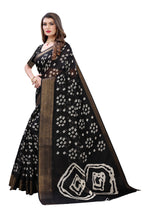Vamika Black Linen Jari Border Saree (RADHIKA BLACK) | Grab2Buy