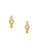 Women's Hoops Kundan Earrings - Ruby Raang | Grab2Buy