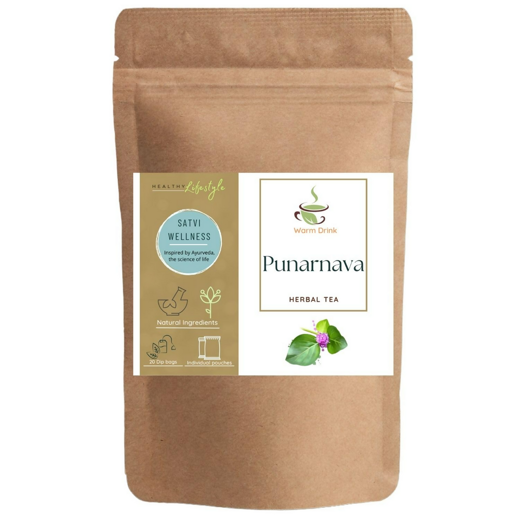 Satvi Wellness Punarnava Herbal Tea Bags | Grab2Buy