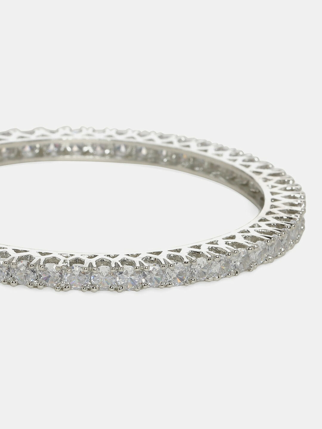 Crystal Stone Bangle- Ruby Raang | Grab2Buy