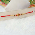 Indianvibez Colourful Beads With Stone Fancy Rakhi | Grab2Buy