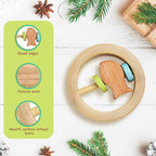 Matoyi Maraca Rattle, Fishy Rattle & Teether Bear Shaped Combo