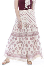 Mominos Fashion Cotton Block Print With Lace Work Off White Magenta Color Prints Palazzo | Grab2Buy