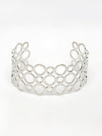 NVR Women's Silver-Plated Cuff Bracelet | Grab2Buy