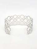 NVR Women's Silver-Plated Cuff Bracelet | Grab2Buy
