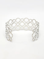 NVR Women's Silver-Plated Cuff Bracelet | Grab2Buy