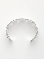 NVR Women's Silver-Plated Cuff Bracelet | Grab2Buy
