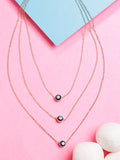 NVR Women's Gold-Polished Evil Eye Layered Chain | Grab2Buy