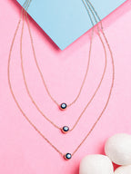 NVR Women's Gold-Polished Evil Eye Layered Chain | Grab2Buy