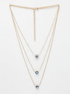 NVR Women's Gold-Polished Evil Eye Layered Chain | Grab2Buy