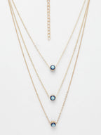 NVR Women's Gold-Polished Evil Eye Layered Chain | Grab2Buy