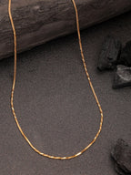 NVR Women's Gold-Polished Minimal Chain | Grab2Buy