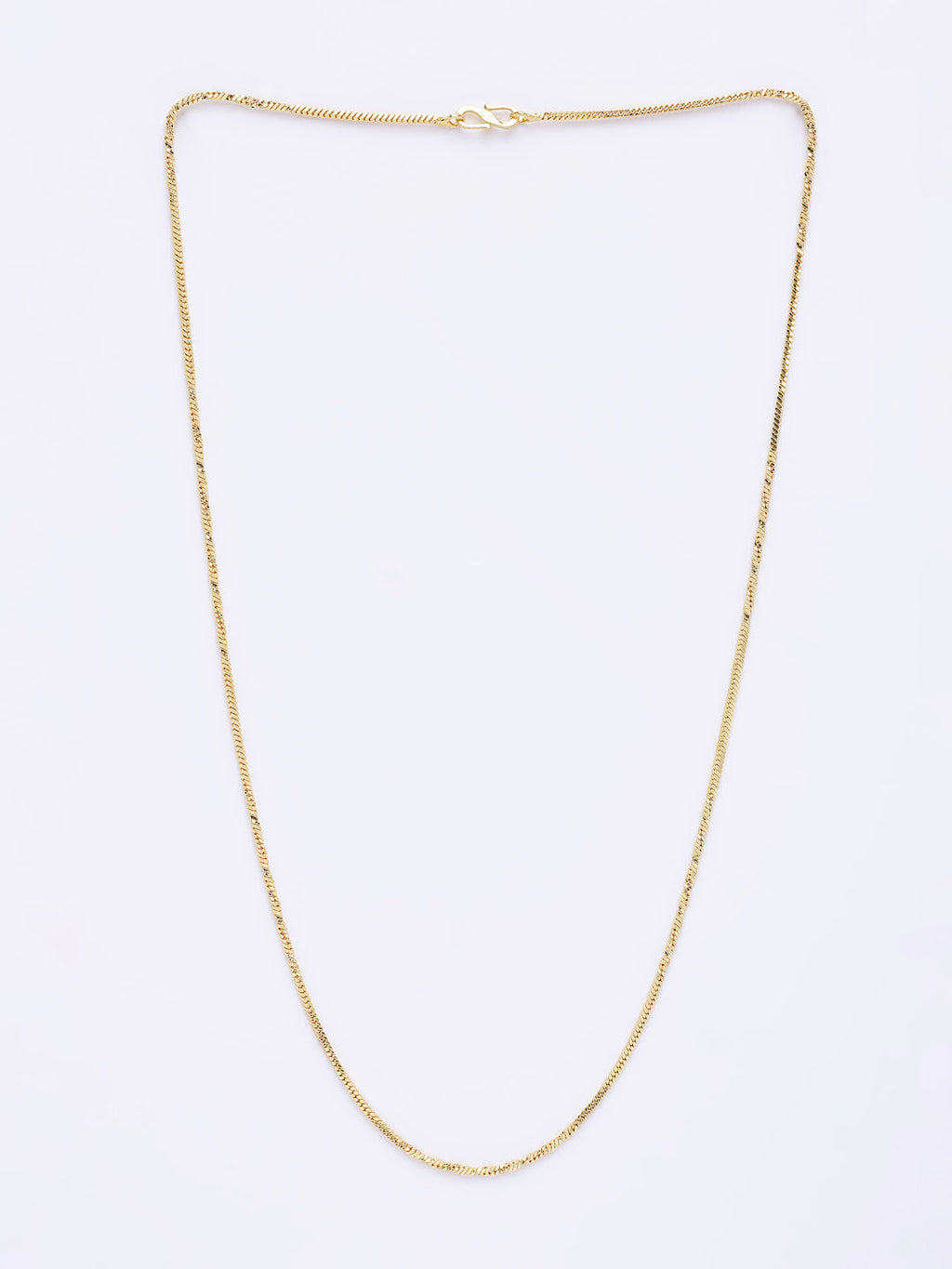 NVR Women's Gold-Polished Minimal Chain | Grab2Buy