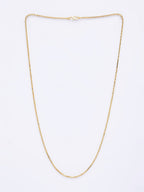 NVR Women's Gold-Polished Minimal Chain | Grab2Buy