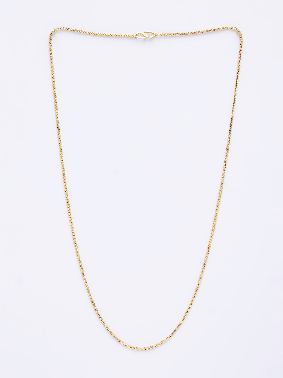 NVR Women's Gold-Polished Minimal Chain | Grab2Buy