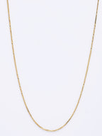 NVR Women's Gold-Polished Minimal Chain | Grab2Buy